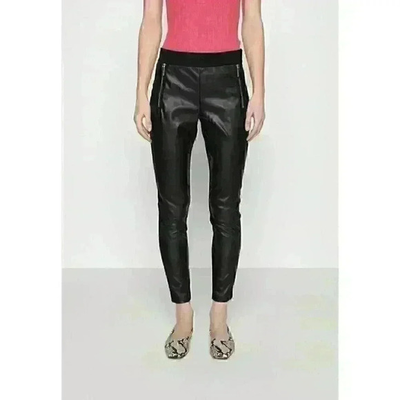 NEW! MICHAEL Michael Kors Women's M Mixed-Media Skinny Pants NWT $110 - Picture 1 of 5